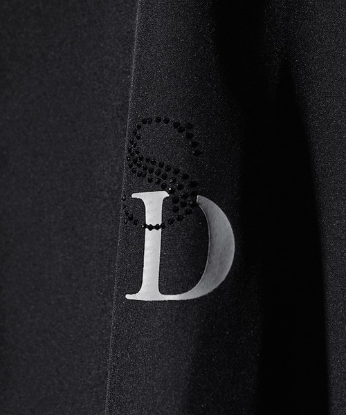 セール】ラバープリントラインストーン長袖シャツ メンズ 秋服（シャツ