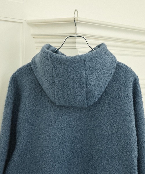 EMMA CLOTHES(エマクローズ)の「ブークレジャガードルーズアノラックパーカー EMMA CLOTHES(パーカー・メンズ・ベージュ/スミクロ/ブルーグリーン・M/L)」の15枚目の写真