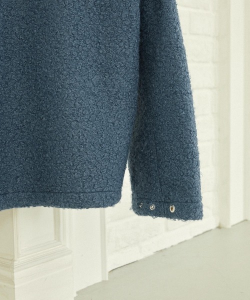 EMMA CLOTHES(エマクローズ)の「ブークレジャガードルーズアノラックパーカー EMMA CLOTHES(パーカー・メンズ・ベージュ/スミクロ/ブルーグリーン・M/L)」の19枚目の写真