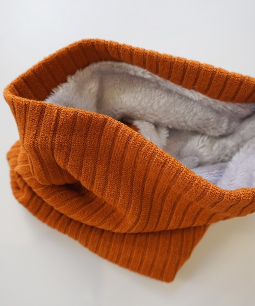 Port（ポート）の「あったか 裏ボア ベーシック ネックウォーマー #（ネックウォーマー/スヌード・メンズ・ブラック/ホワイト/オレンジ/ベージュ・FREE）」の14枚目の写真