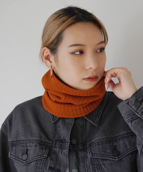 Port（ポート）の「あったか 裏ボア ベーシック ネックウォーマー #（ネックウォーマー/スヌード・メンズ・ブラック/ホワイト/オレンジ/ベージュ・FREE）」の20枚目の写真
