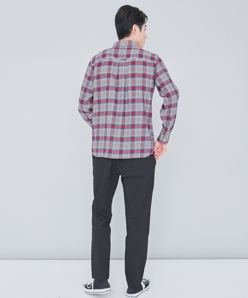 Arnold Palmer（アーノルドパーマー）の「ネルチェック リラックス シェア シャツ（シャツ/ブラウス・レディース・チャコールグレー/ベージュ/ネイビー・XS/S/M/L/LL）」の11枚目の写真