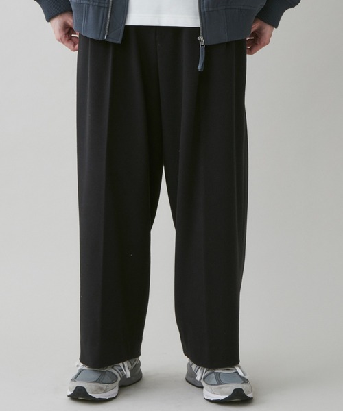 LUCY（ルーシー）の「LUCY/起毛TRワイドストレートスラックス（スラックス・メンズ・ブルー系その他/杢グレー/ブラック・MEDIUM/LARGE）」の13枚目の写真