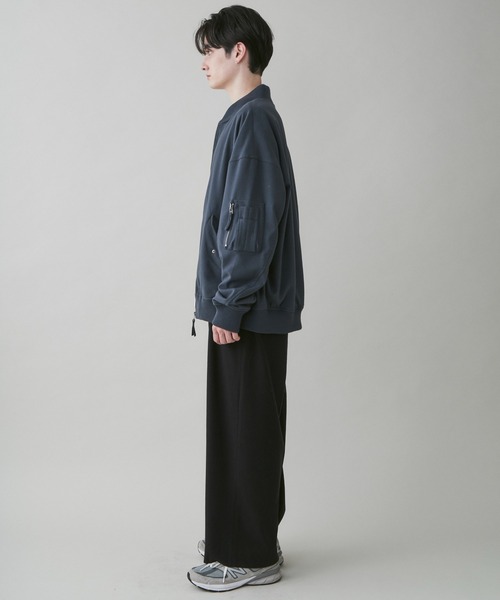 LUCY（ルーシー）の「LUCY/起毛TRワイドストレートスラックス（スラックス・メンズ・ブルー系その他/杢グレー/ブラック・MEDIUM/LARGE）」の16枚目の写真