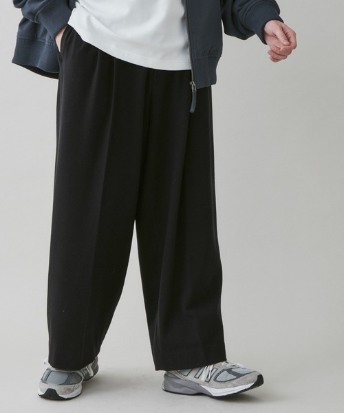 LUCY（ルーシー）の「LUCY/起毛TRワイドストレートスラックス（スラックス・メンズ・ブルー系その他/杢グレー/ブラック・MEDIUM/LARGE）」の11枚目の写真