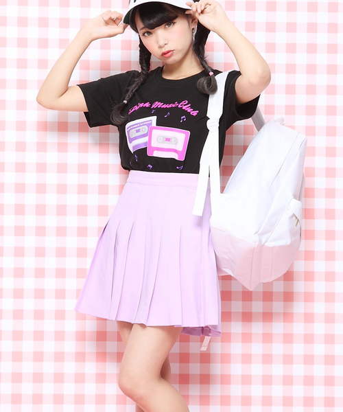 WC(ダブル シー)の「WC/テニスプリーツスカート(スカート・レディース・ホワイト/ブラック/パープル/ライトパープル/ピンク・FREE)」の4枚目の写真