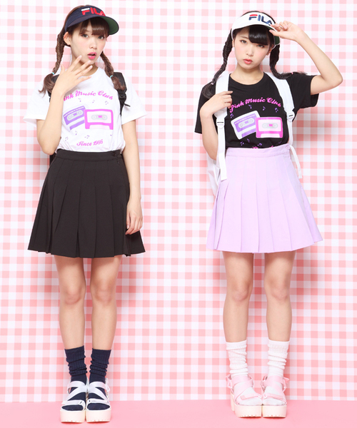 WC(ダブル シー)の「WC/テニスプリーツスカート(スカート・レディース・ホワイト/ブラック/パープル/ライトパープル/ピンク・FREE)」の7枚目の写真