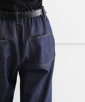 パンツ KAIKO The denim loose fit cotton pants KAIKO【カイコー】the denim loose fit cotton gabardine 