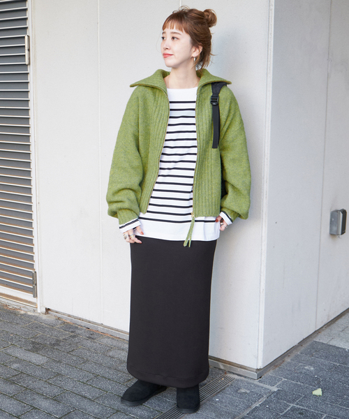 ZIPカーディガン（カーディガン/ボレロ）｜B.C STOCK（ベーセー