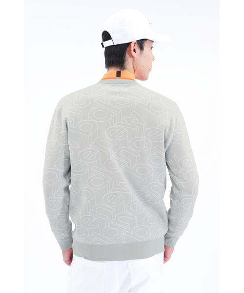 new balance golf】スタンディングロゴ クルーネック ニット プル