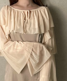 apres jour clair | 【apres jour clair】チュールティアードボレロ【ZOZOTOWN限定アイテム】(シャツ/ブラウス)