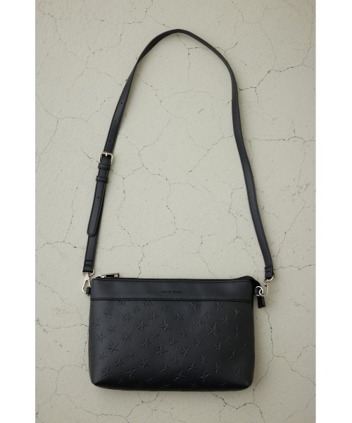 AZUL by moussy（アズールバイマウジー）の「スターエンボスクラッチバッグ（クラッチバッグ・メンズ・ブラック・FREE）」の8枚目の写真