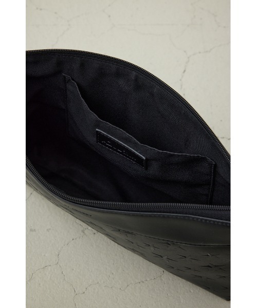 AZUL by moussy（アズールバイマウジー）の「スターエンボスクラッチバッグ（クラッチバッグ・メンズ・ブラック・FREE）」の10枚目の写真