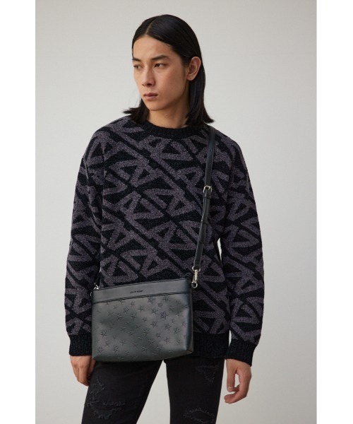 AZUL by moussy（アズールバイマウジー）の「スターエンボスクラッチバッグ（クラッチバッグ・メンズ・ブラック・FREE）」の12枚目の写真
