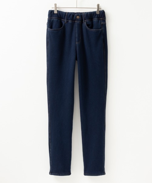 NAVY(ネイビー)の「NAVY 裏もこもこ あったか スキニーパンツ(その他パンツ・レディース・ブラック/ワンウォッシュ/ダークインディゴブルー・M/S/XL/L)」の11枚目の写真