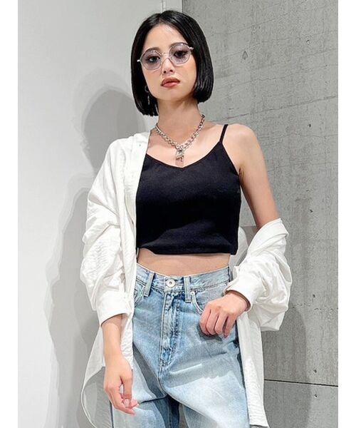 GYDA（ジェイダ）の「クリアレンズ ラウンド サングラス（サングラス・レディース・ブルー/クリア・FREE）」の6枚目の写真