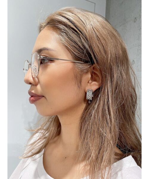 GYDA（ジェイダ）の「クリアレンズ ラウンド サングラス（サングラス・レディース・ブルー/クリア・FREE）」の7枚目の写真