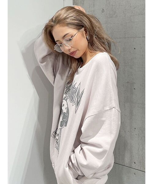 GYDA（ジェイダ）の「クリアレンズ ラウンド サングラス（サングラス・レディース・ブルー/クリア・FREE）」の10枚目の写真