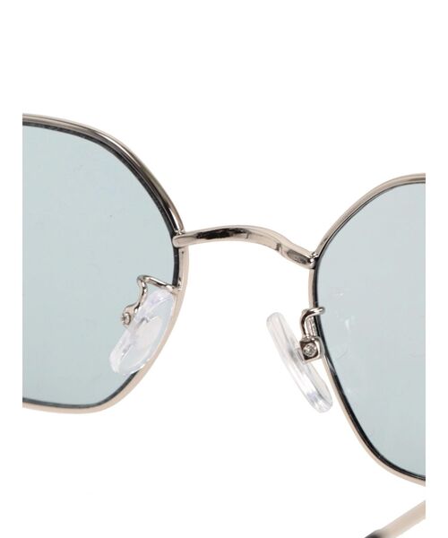 GYDA（ジェイダ）の「クリアレンズ ラウンド サングラス（サングラス・レディース・ブルー/クリア・FREE）」の14枚目の写真