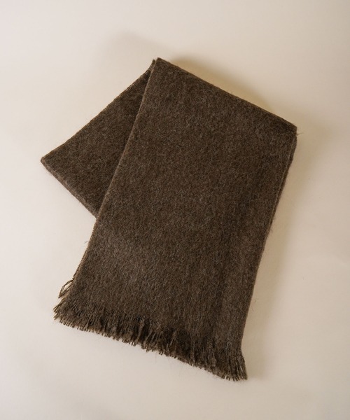 TIMELESS COMFORT（タイムレスコンフォート）の「【PIERRE QUIOC（ピエールキオック）】 Milene Etole（マフラー・レディース・グレー/アイボリー/ブラウン・ONE SIZE）」の3枚目の写真