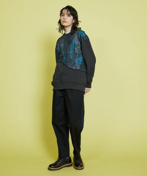 FRAPBOIS（フラボア）の「クラッカースウェット（スウェット・レディース・グレー/チャコールグレー・1/2）」の12枚目の写真