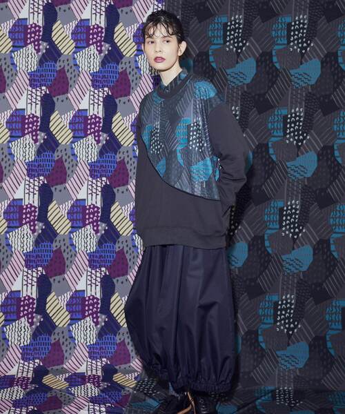 FRAPBOIS（フラボア）の「クラッカースウェット（スウェット・レディース・グレー/チャコールグレー・1/2）」の10枚目の写真