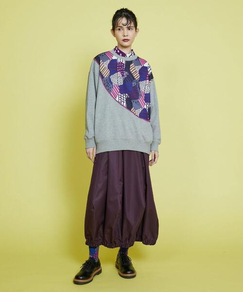 FRAPBOIS（フラボア）の「クラッカースウェット（スウェット・レディース・グレー/チャコールグレー・1/2）」の7枚目の写真