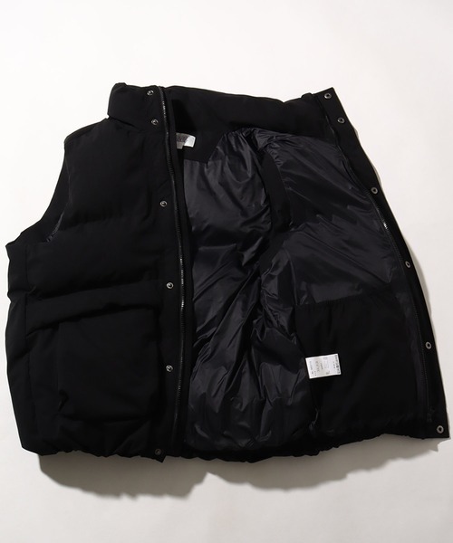 mihns closet(ミンズクローゼット)の「【mihns closet/ミンズクローゼット】中綿スタンドダウンベスト(ダウンベスト・メンズ・ブラック/オフホワイト/ミント・M/L)」の6枚目の写真