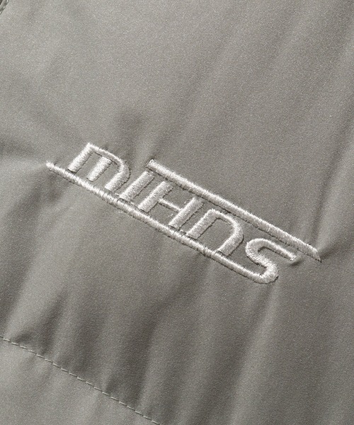 mihns closet(ミンズクローゼット)の「【mihns closet/ミンズクローゼット】中綿スタンドダウンベスト(ダウンベスト・メンズ・ブラック/オフホワイト/ミント・M/L)」の11枚目の写真