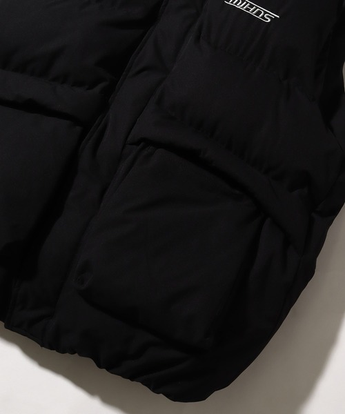 mihns closet(ミンズクローゼット)の「【mihns closet/ミンズクローゼット】中綿スタンドダウンベスト(ダウンベスト・メンズ・ブラック/オフホワイト/ミント・M/L)」の16枚目の写真