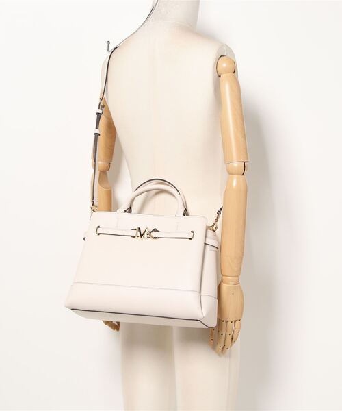 MICHAEL KORS REED ハンドバッグ ライトクリーム 新品・未使用 MICHAEL KORS - マイケルコース♡エミリア サッチェル スモール ライト