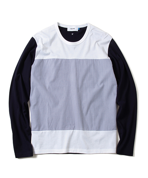 BEAMS T(ビームスティー)の「ALOYE×BEAMS T / 別注 ロングスリーブ Shirt Fabrics Tシャツ(Tシャツ/カットソー・メンズ・その他2/その他1・LARGE/X-LARGE/MEDIUM/SMALL)」の2枚目の写真