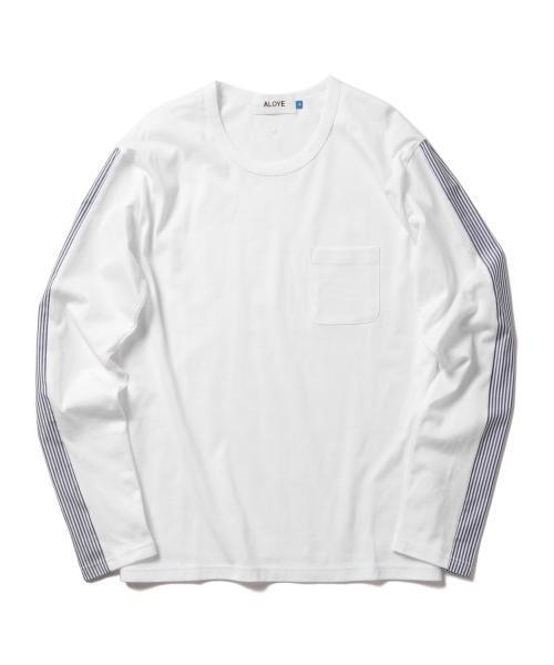 BEAMS T(ビームスティー)の「ALOYE×BEAMS T / 別注 ロングスリーブ Shirt Fabrics Tシャツ(Tシャツ/カットソー・メンズ・その他2/その他1・LARGE/X-LARGE/MEDIUM/SMALL)」の13枚目の写真