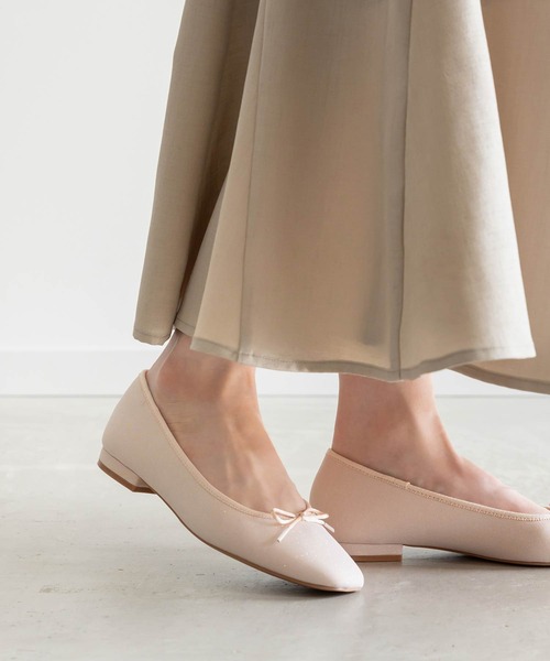 スクエアトゥバレエシューズ(パンプス)|RANDA(ランダ) スクエアトゥバレエシューズ(パンプス)|RANDA(ランダ)