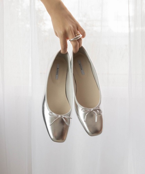 スクエアトゥバレエシューズ(パンプス)|RANDA(ランダ) スクエアトゥバレエシューズ(パンプス)|RANDA(ランダ)