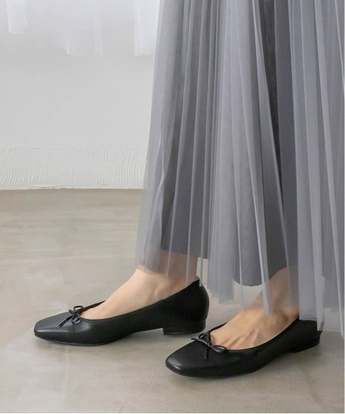 スクエアトゥバレエシューズ(パンプス)|RANDA(ランダ) スクエアトゥバレエシューズ(パンプス)|RANDA(ランダ)