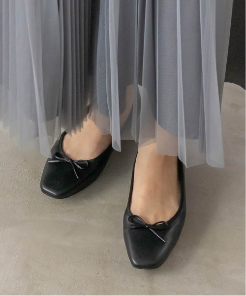 スクエアトゥバレエシューズ(パンプス)|RANDA(ランダ) スクエアトゥバレエシューズ(パンプス)|RANDA(ランダ)