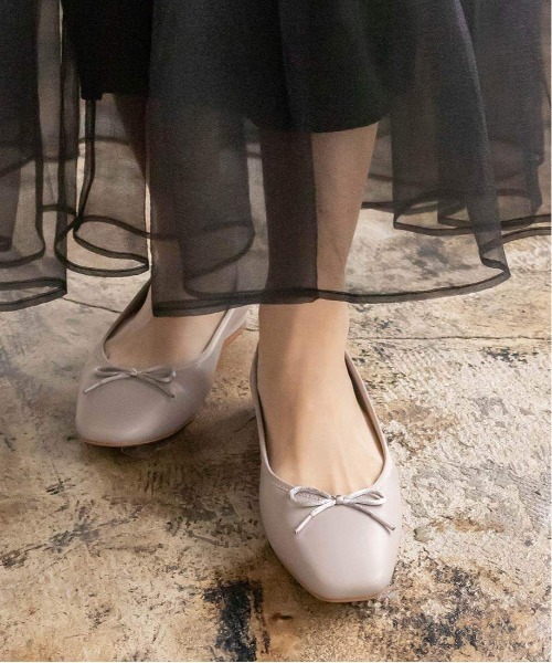 スクエアトゥバレエシューズ(パンプス)|RANDA(ランダ) スクエアトゥバレエシューズ(パンプス)|RANDA(ランダ)