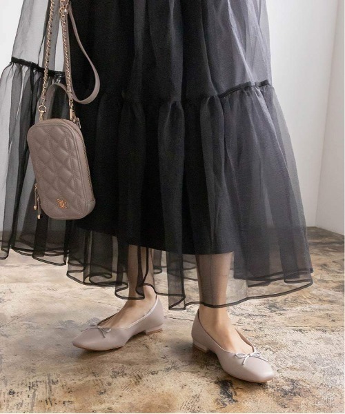 スクエアトゥバレエシューズ(パンプス)|RANDA(ランダ) スクエアトゥバレエシューズ(パンプス)|RANDA(ランダ)