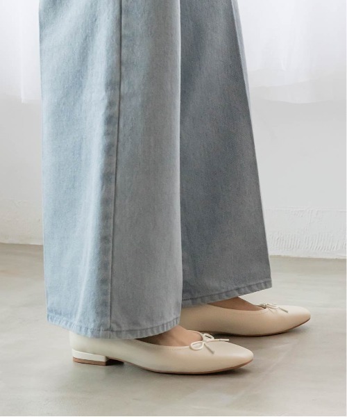 スクエアトゥバレエシューズ(パンプス)|RANDA(ランダ) スクエアトゥバレエシューズ(パンプス)|RANDA(ランダ)