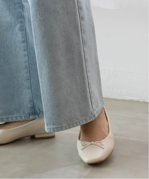 スクエアトゥバレエシューズ(パンプス)|RANDA(ランダ) スクエアトゥバレエシューズ(パンプス)|RANDA(ランダ)