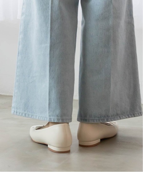 スクエアトゥバレエシューズ(パンプス)|RANDA(ランダ) スクエアトゥバレエシューズ(パンプス)|RANDA(ランダ)