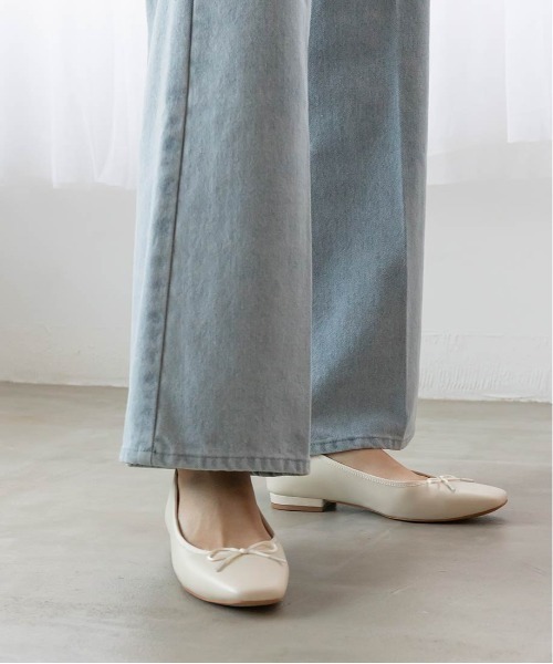 スクエアトゥバレエシューズ(パンプス)|RANDA(ランダ) スクエアトゥバレエシューズ(パンプス)|RANDA(ランダ)