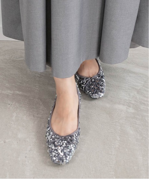 スクエアトゥバレエシューズ(パンプス)|RANDA(ランダ) スクエアトゥバレエシューズ(パンプス)|RANDA(ランダ)