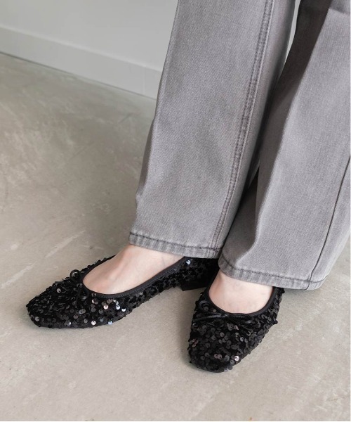 スクエアトゥバレエシューズ(パンプス)|RANDA(ランダ) スクエアトゥバレエシューズ(パンプス)|RANDA(ランダ)