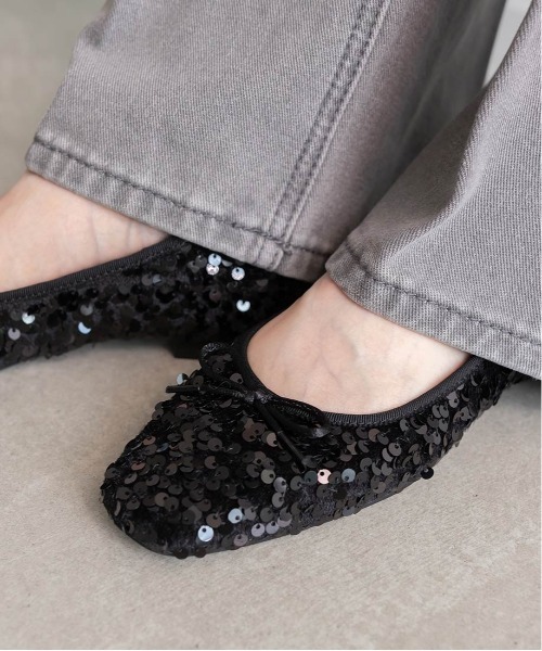 スクエアトゥバレエシューズ(パンプス)|RANDA(ランダ) スクエアトゥバレエシューズ(パンプス)|RANDA(ランダ)