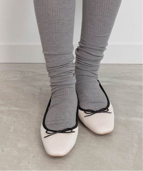 スクエアトゥバレエシューズ(パンプス)|RANDA(ランダ) スクエアトゥバレエシューズ(パンプス)|RANDA(ランダ)