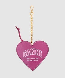 GANNI | Funny Heart Zipped Coin Purse(コインケース)