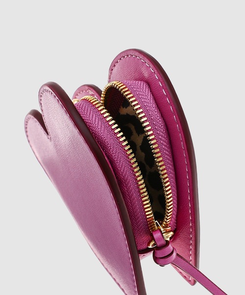 GANNI（ガニー）の「Funny Heart Zipped Coin Purse（コインケース・レディース・ピンク・ONE SIZE）」の4枚目の写真