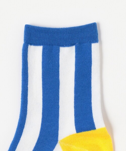 B:MING by BEAMS（ビーミングバイビームス）の「ストライプ ソックス（13~21cm）（ソックス/靴下・キッズ・レッド/ブルー/ミント・L 19-21cm/M 16-18cm/S 13-15cm）」の4枚目の写真